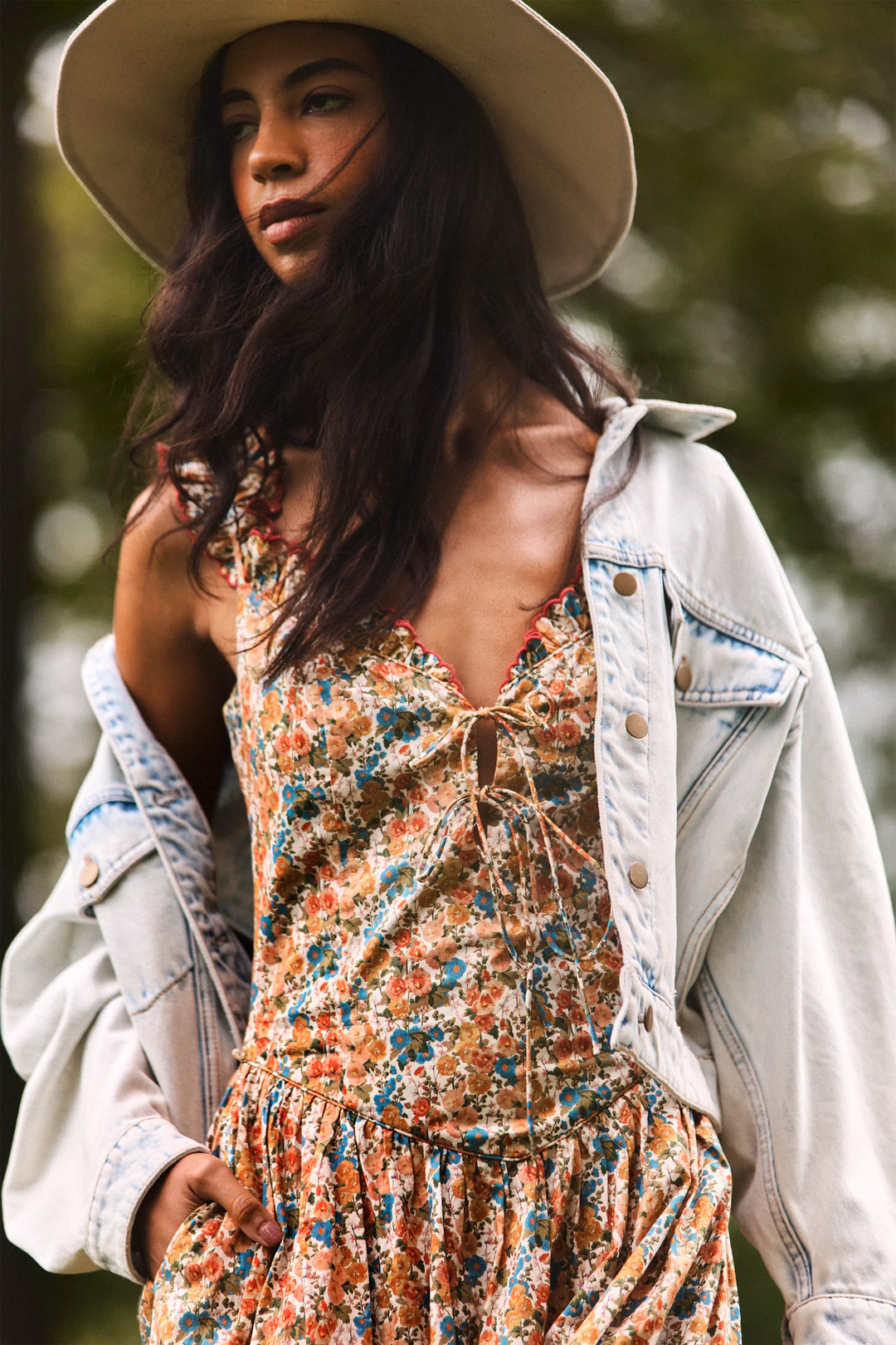Solene Jacket | Washed Blue