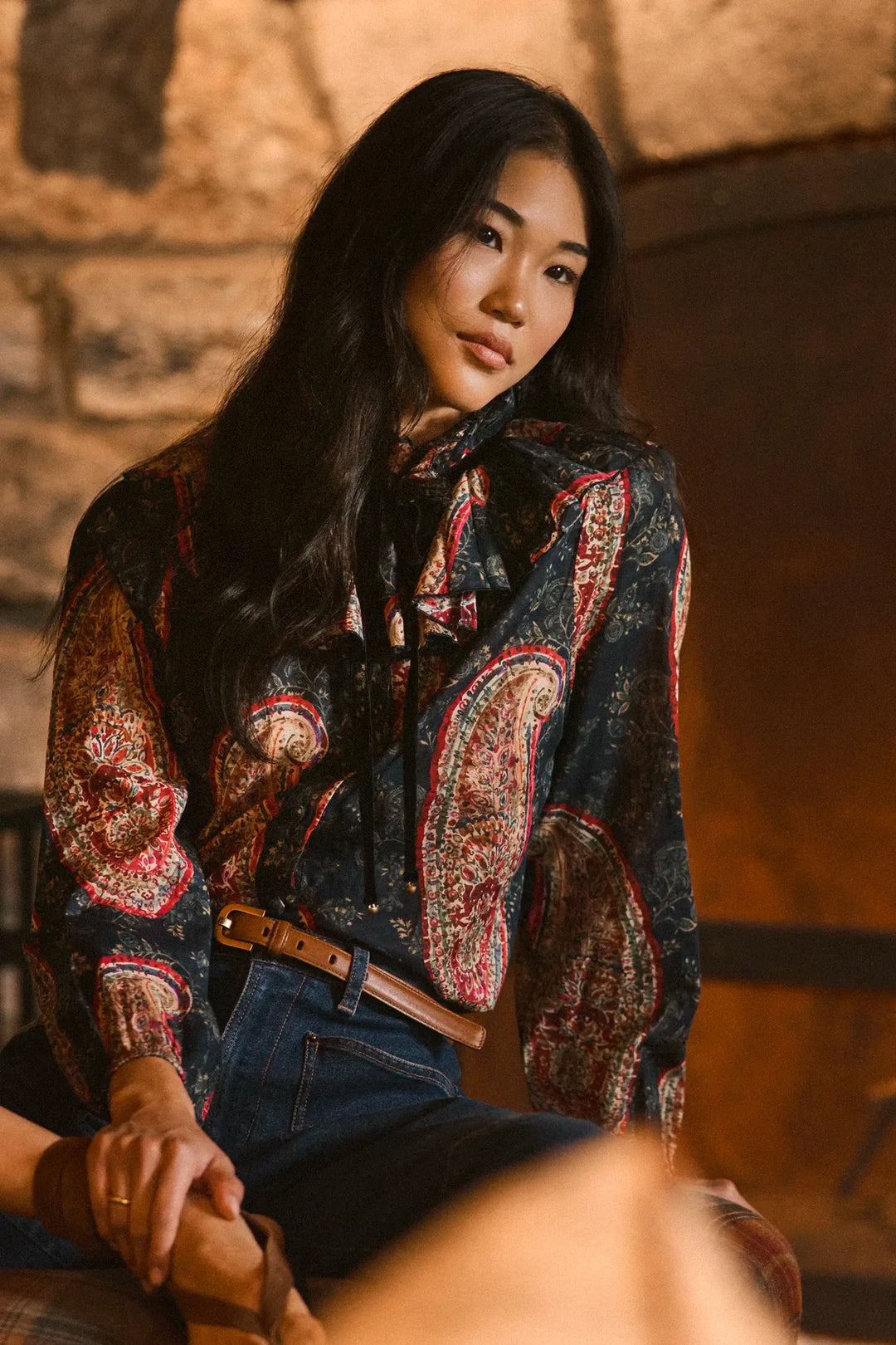 Eloise Top | Twilight Paisley