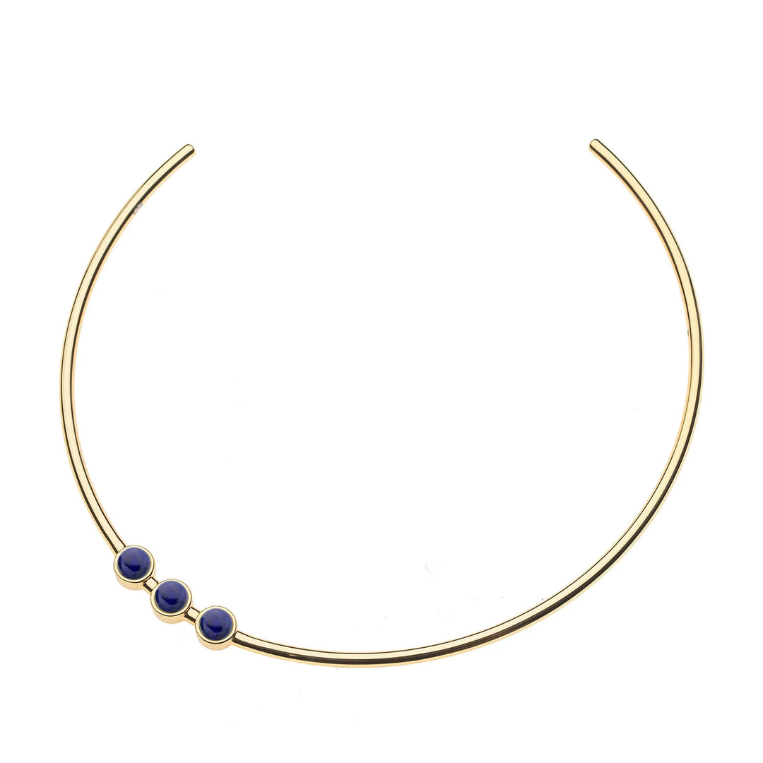 Embellished Neck Cuff | Lapis