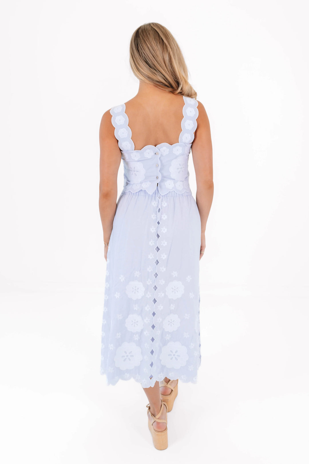 The Ember Midi Skirt | Periwinkle