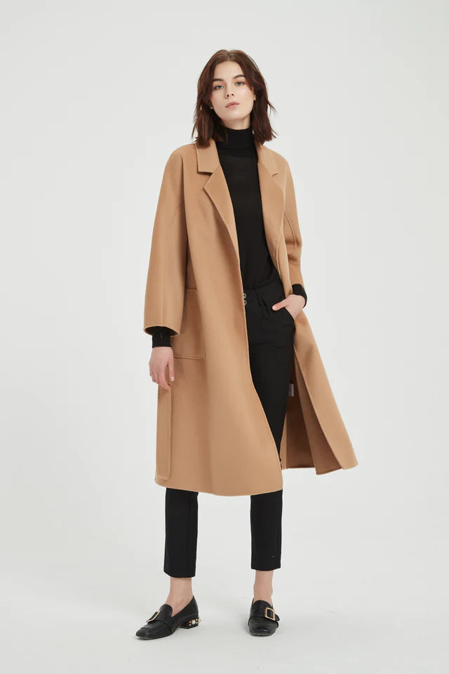 The Classic Wrap Coat | Camel