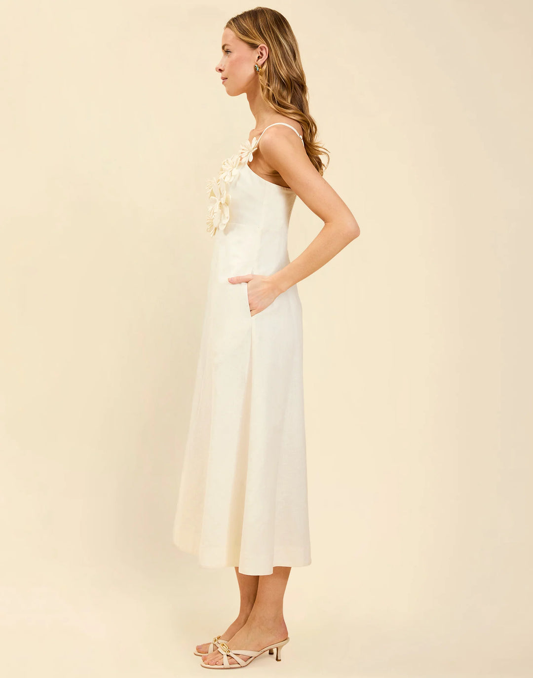 Esperanza Midi Dress | White