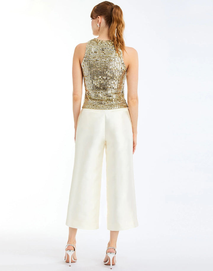 Everly Knit Top | Sparkling Wine