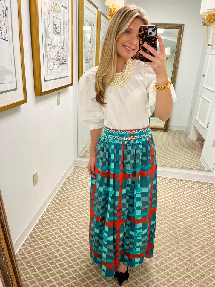 Wesley Skirt | Holly Tartan