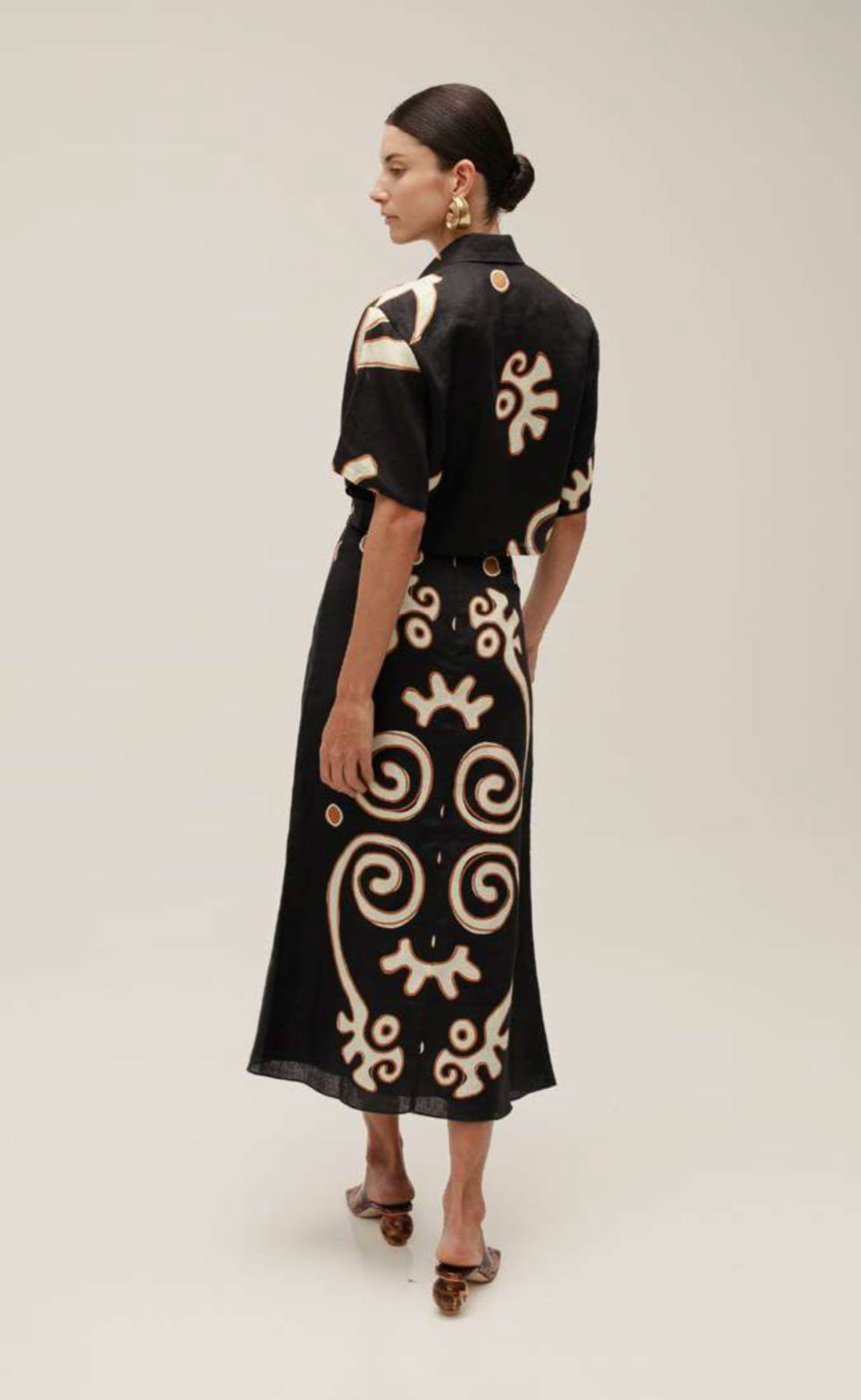 Fabiana Skirt | Black Multi