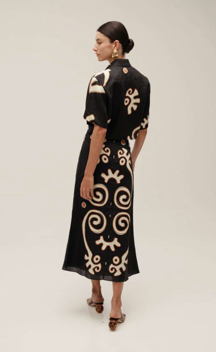 Fabiana Skirt | Black Multi