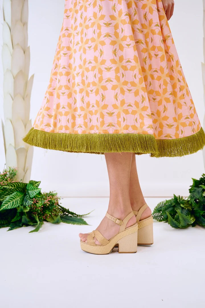 Georgia Dress | Orange Azalea