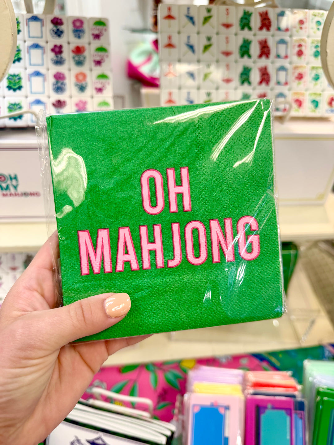 Mahjong Cocktail Napkins