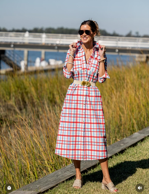 Harper Dress | Summer Plaid