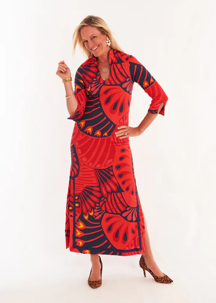 Rollins Dress | Paddle Chili Pepper