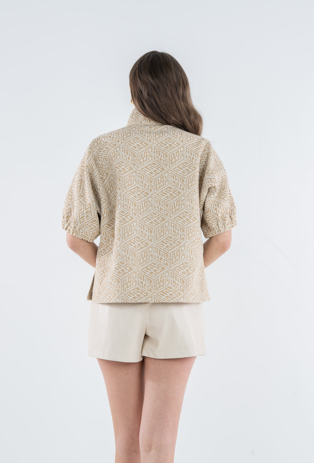 Poppy Top | Mosaic Monogram
