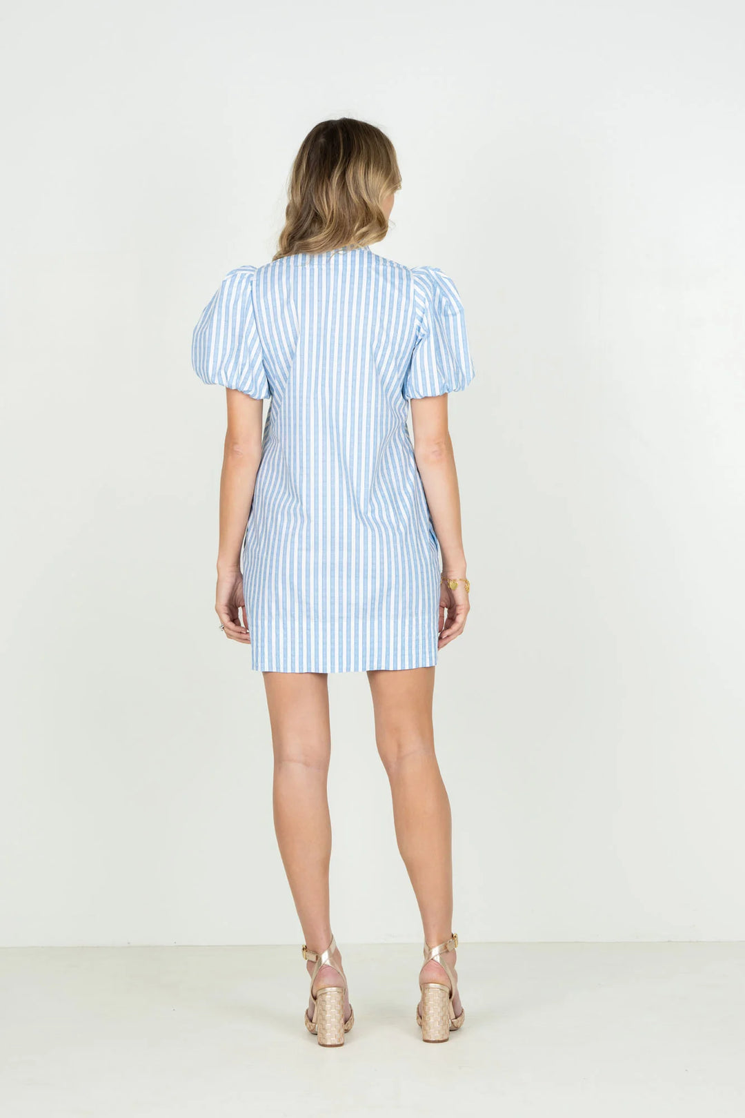 Hampton Mini Dress | French Blue Stripe