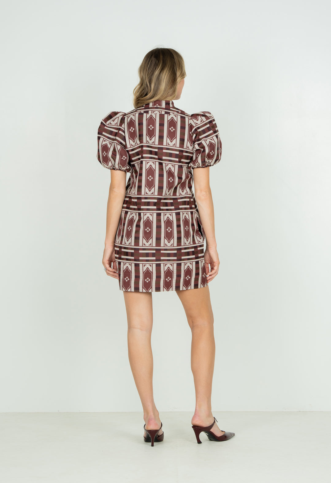 Hampton Mini Dress | Duomo Jacquard