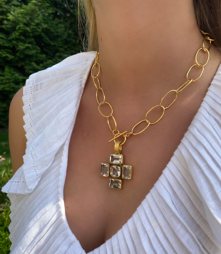 Five Quartz Necklace