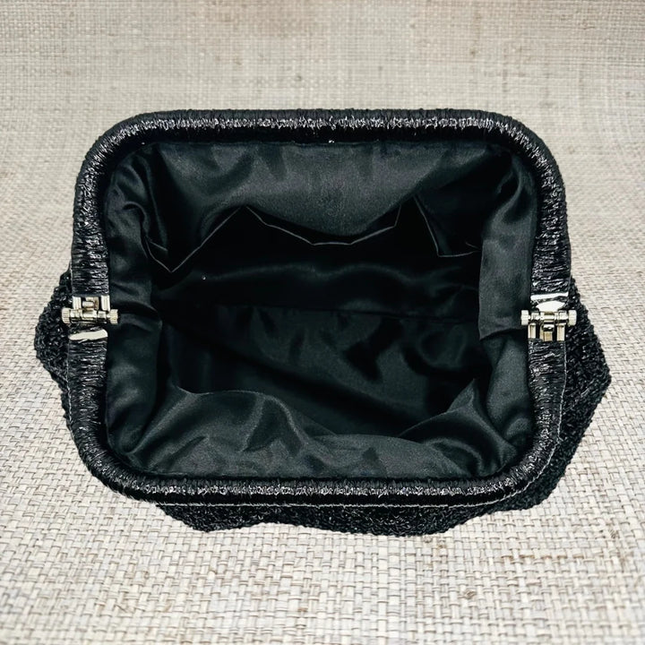 Large Sparkle Pouch | Black