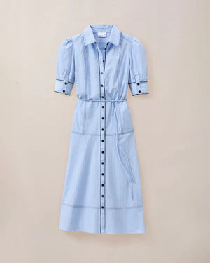 Francesca Maxi Dress | Maya Blue Stripe