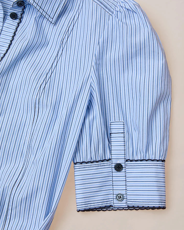 Francesca Maxi Dress | Maya Blue Stripe