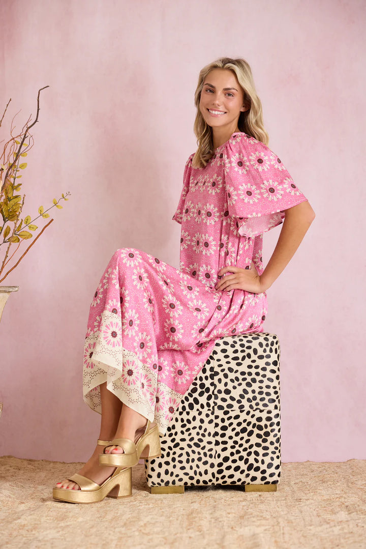 Georgia Dress | Wildflower Pink