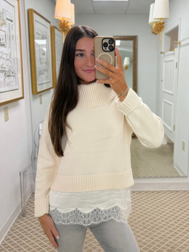 Cowl Neck Sweater | Twofer Canvas