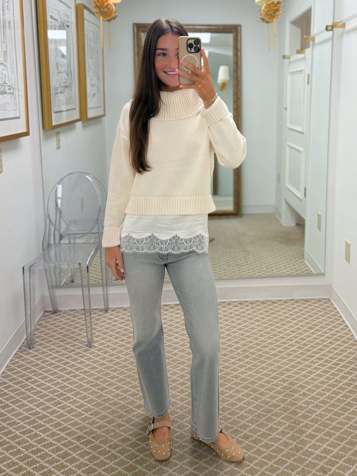 Cowl Neck Sweater | Twofer Canvas