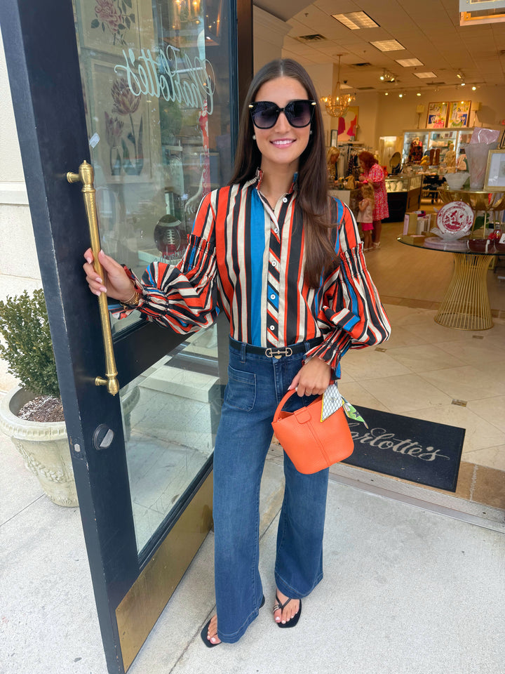 Full Sleeve Button Down | Bold Stripes