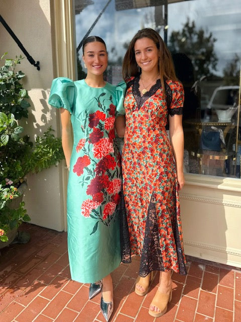 Vela Dress | Crimson Blossom