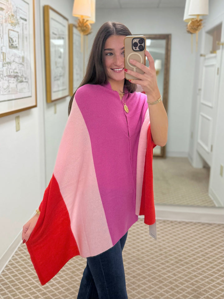 Cashmere Topper | Rugby Stripe
