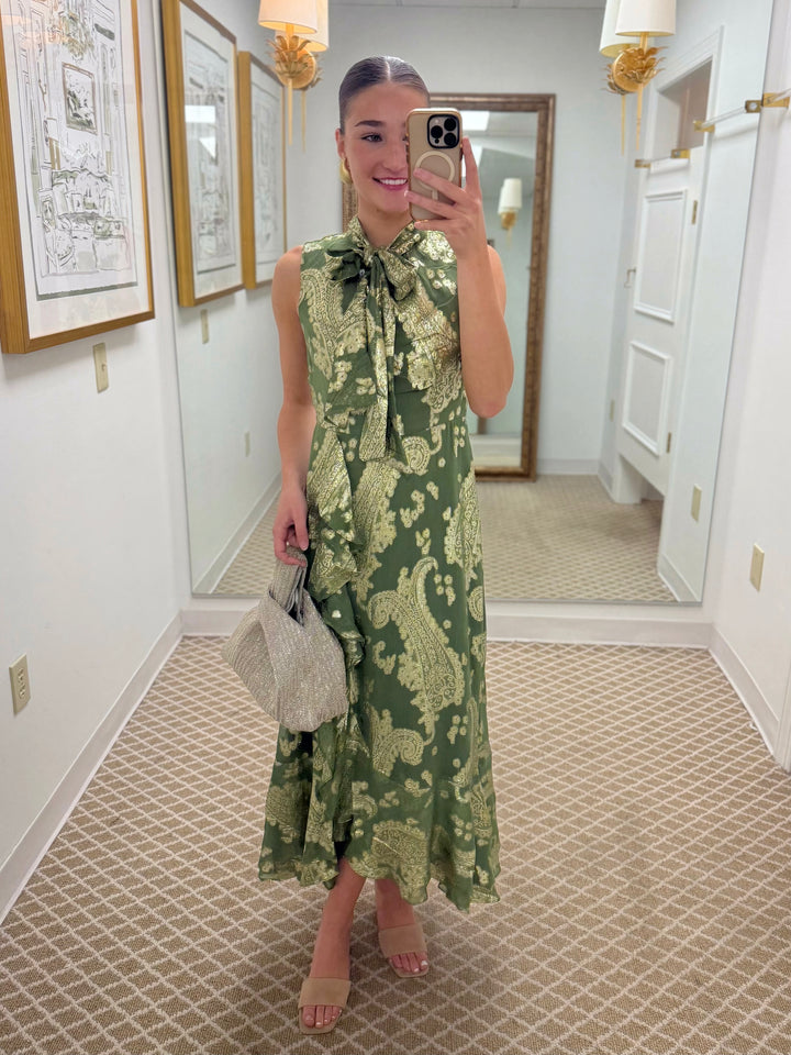 Waverly Midi Dress | Evergreen