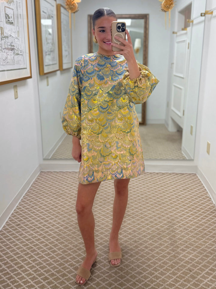 Rosanna Mini Dress | Gilded Marble