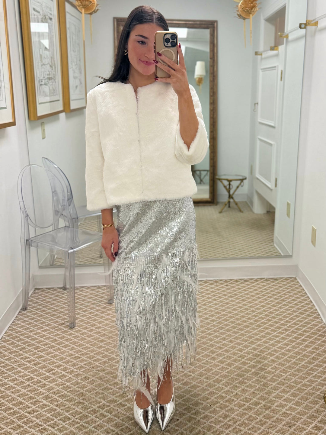 Sylvie Micro Sequins | Silver