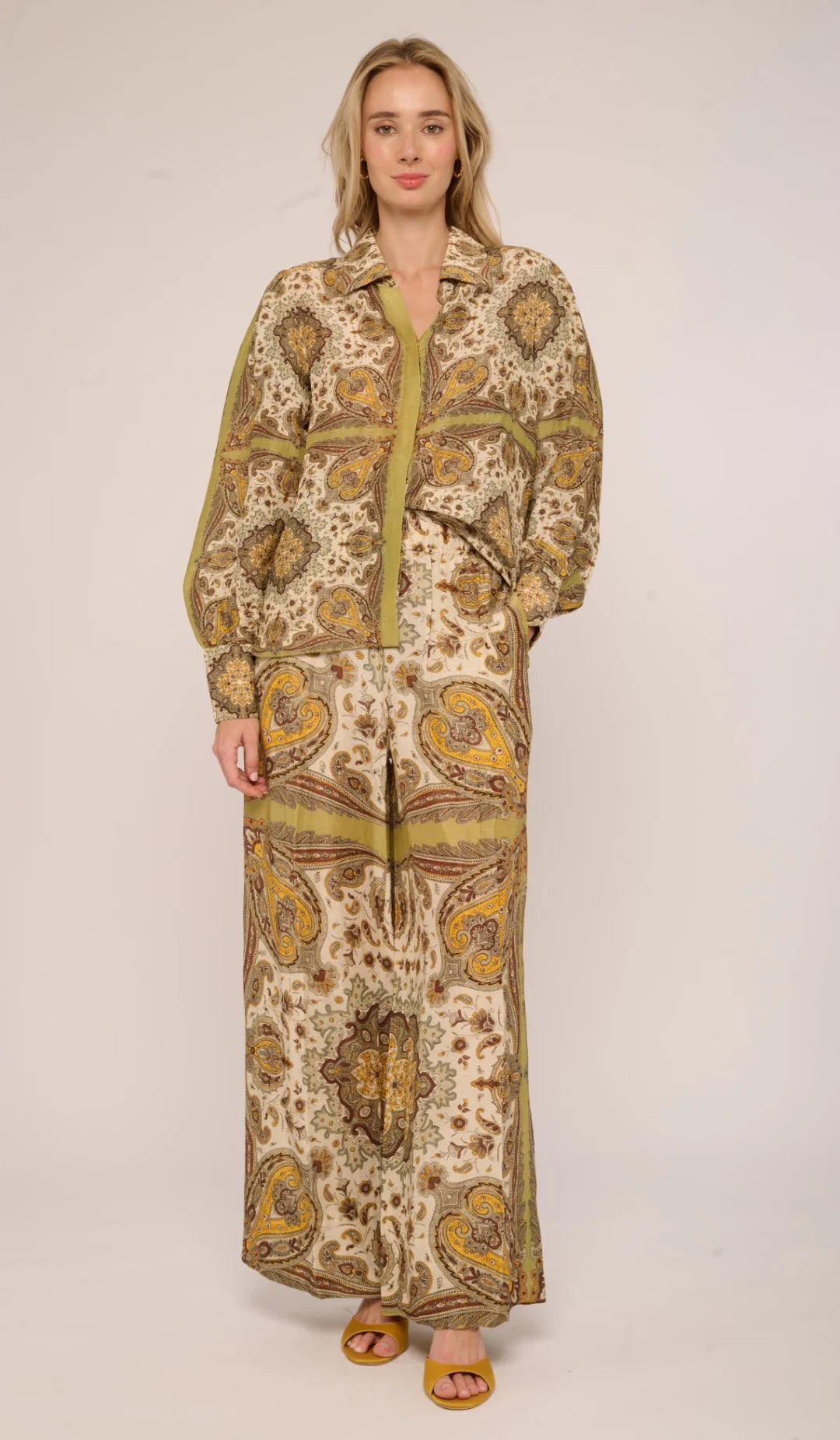 Joie Blouse | Kaleidoscope Scarf Print