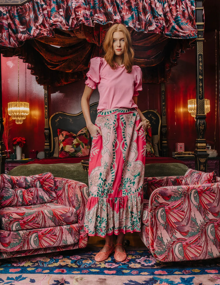 Filippa Skirt | Belle Bow Print