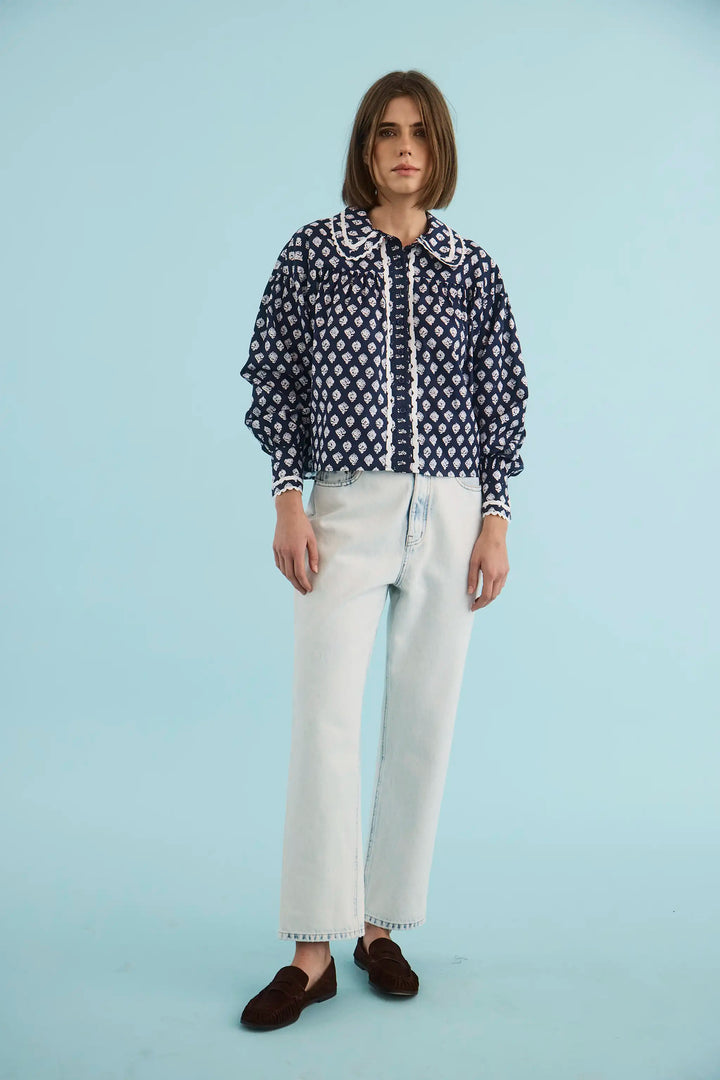Finch Top | Thistle & Vine Blue