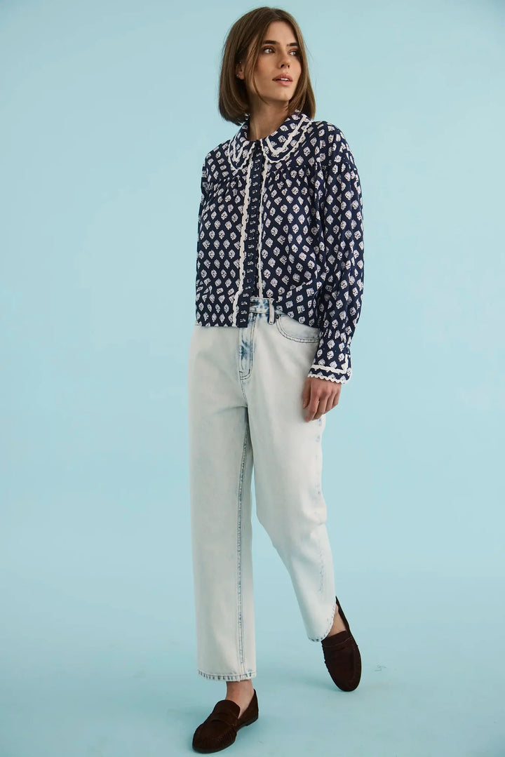 Finch Top | Thistle & Vine Blue