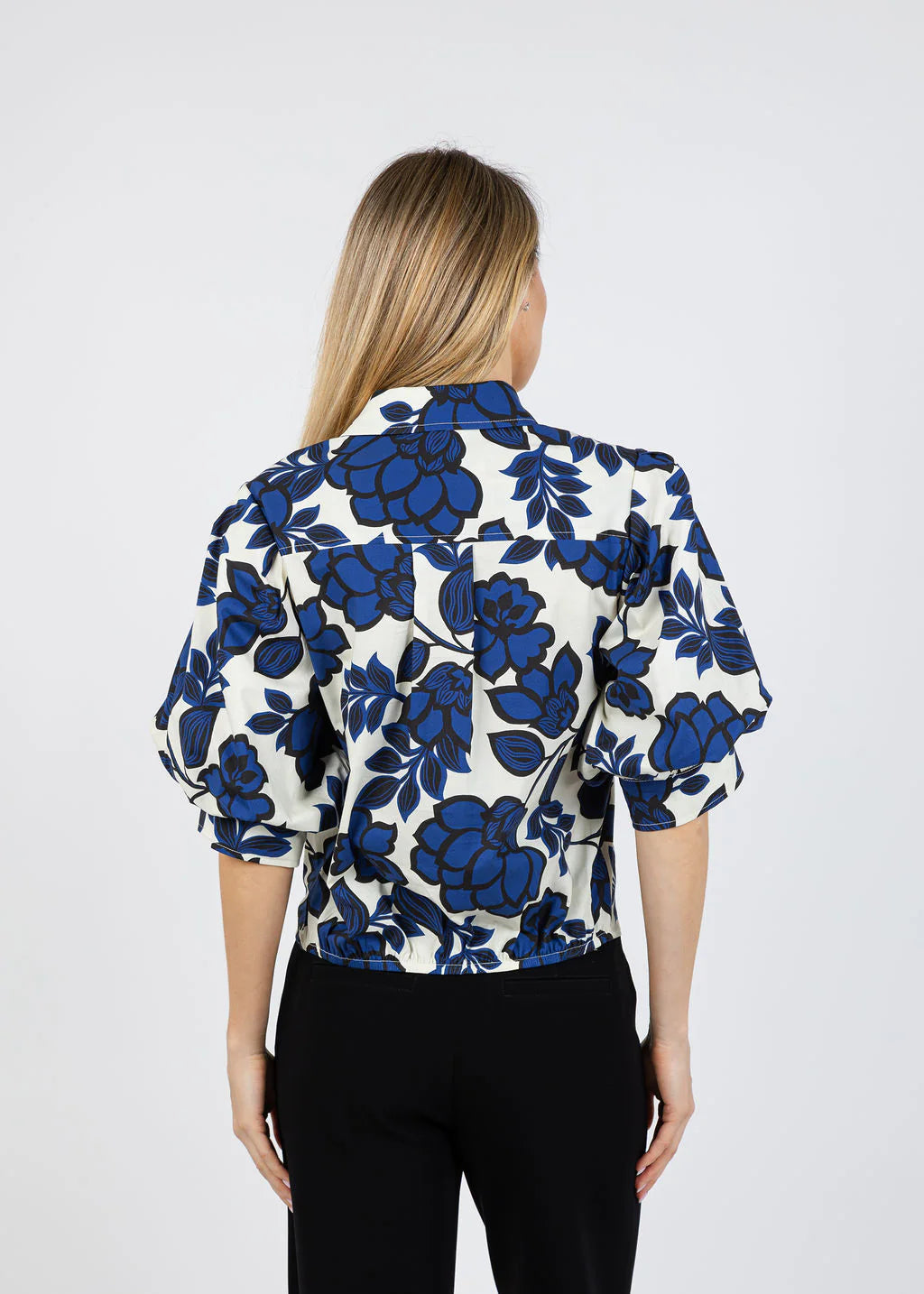 Bomba Top | Navy Roses