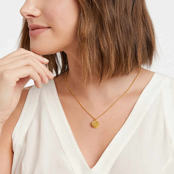 Fleur-de-Lis Solitaire Necklace | + Colors