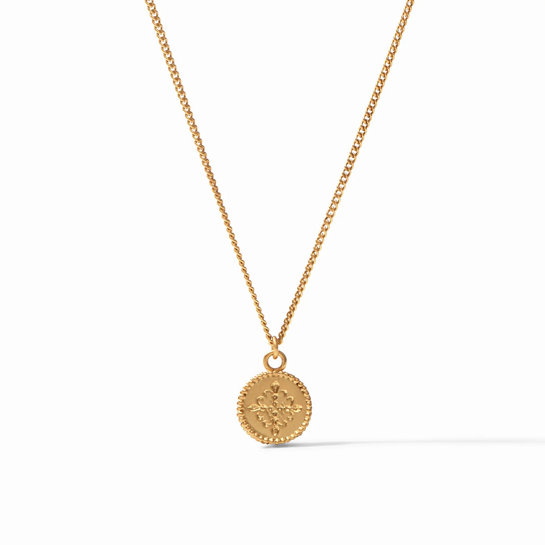 Fleur-de-Lis Solitaire Necklace | + Colors