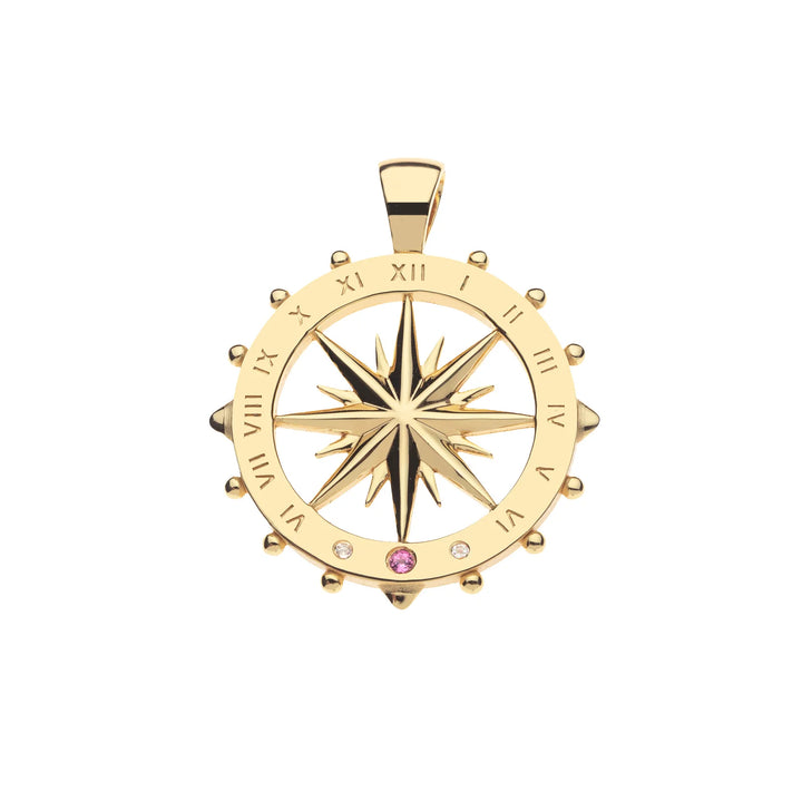 FOREVER Sundial Cutout Coin Pendant on 18" Drawn Link Chain
