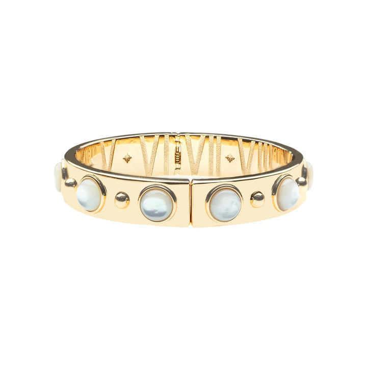 FOREVER Through All Time Cuff | Mother of Pearl