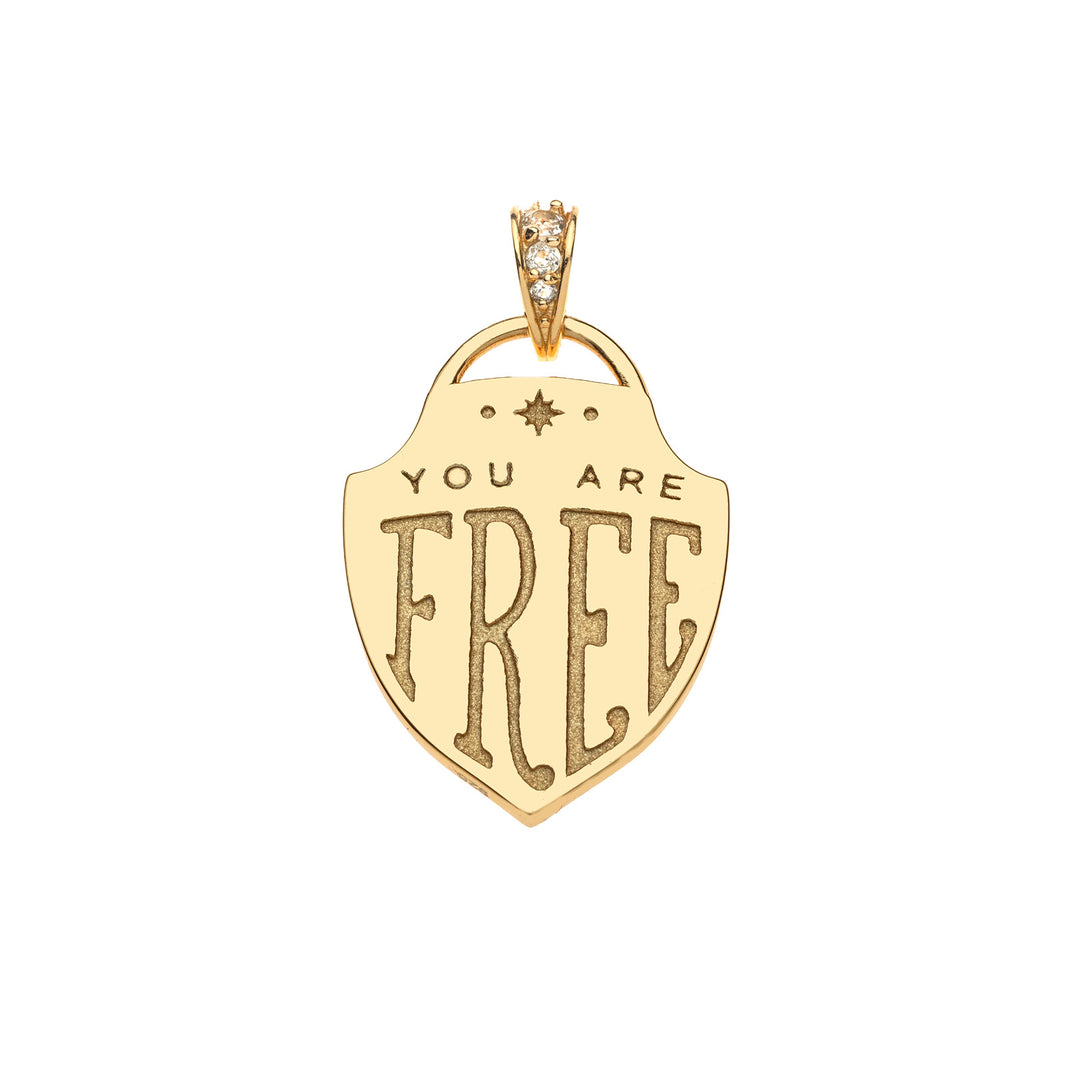 FREE Shield Pendant on 16-18" Classic Rolo Chain