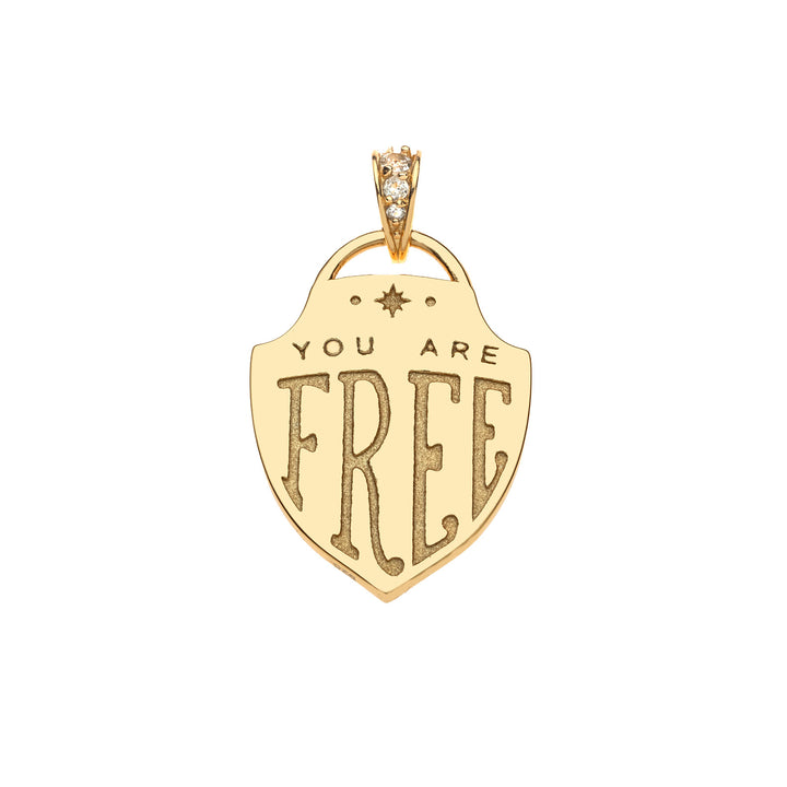 FREE Shield Pendant on 16-18" Classic Rolo Chain