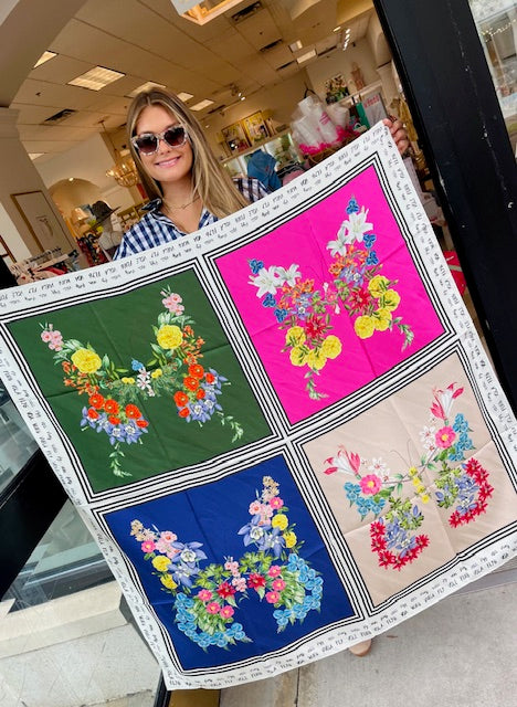 Foulard Silk Scarf | Mariposas