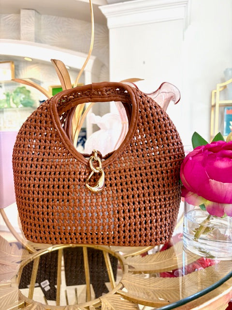 Dahlia Woven Handbag | + Colors - Charlotte's Inc