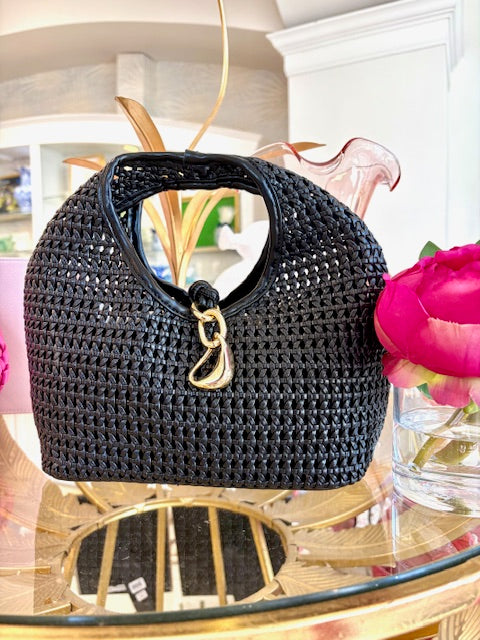 Dahlia Woven Handbag | + Colors - Charlotte's Inc