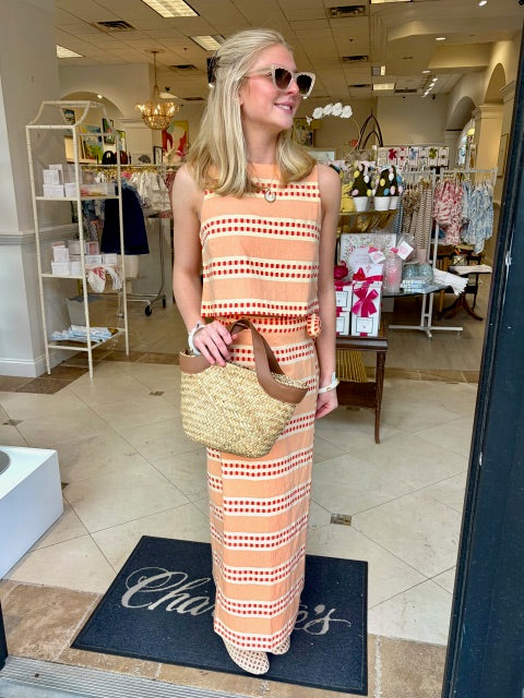 Leigh Wrap Skirt | Spanish Stripes