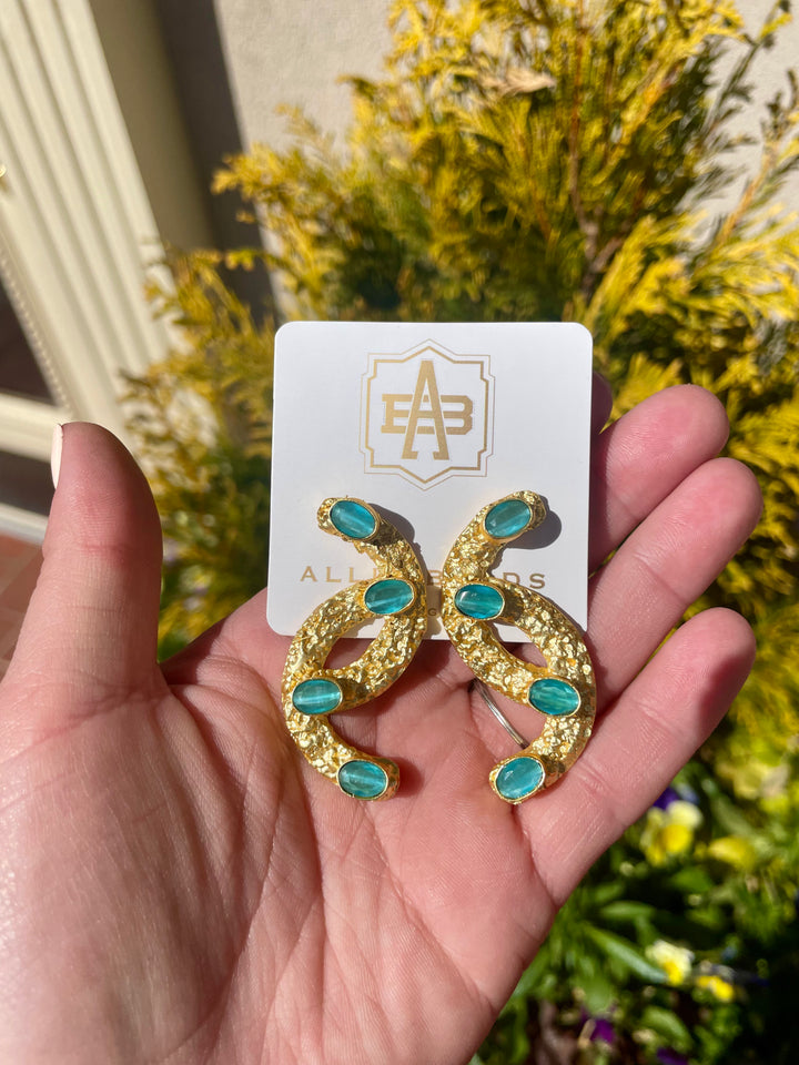 Hannah Gemstone Earrings