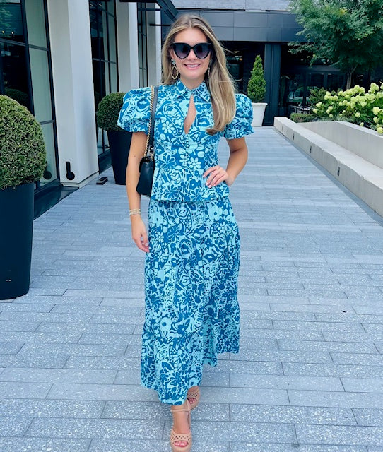 Lyra Skirt | Riviera Print