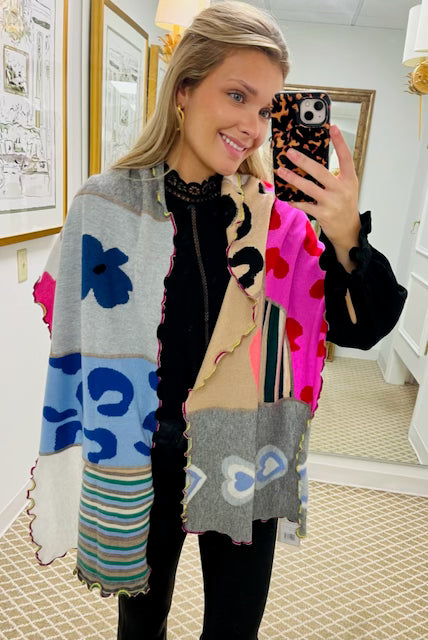 Unique Patchwork Scarf