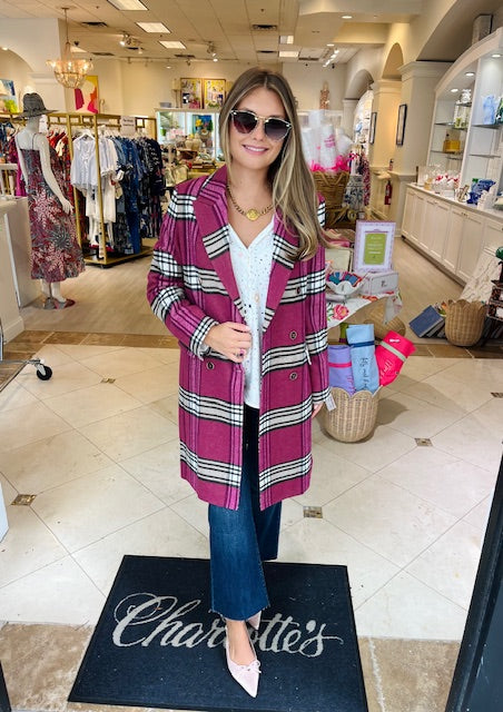 Ian Coat | Raspberry Plaid