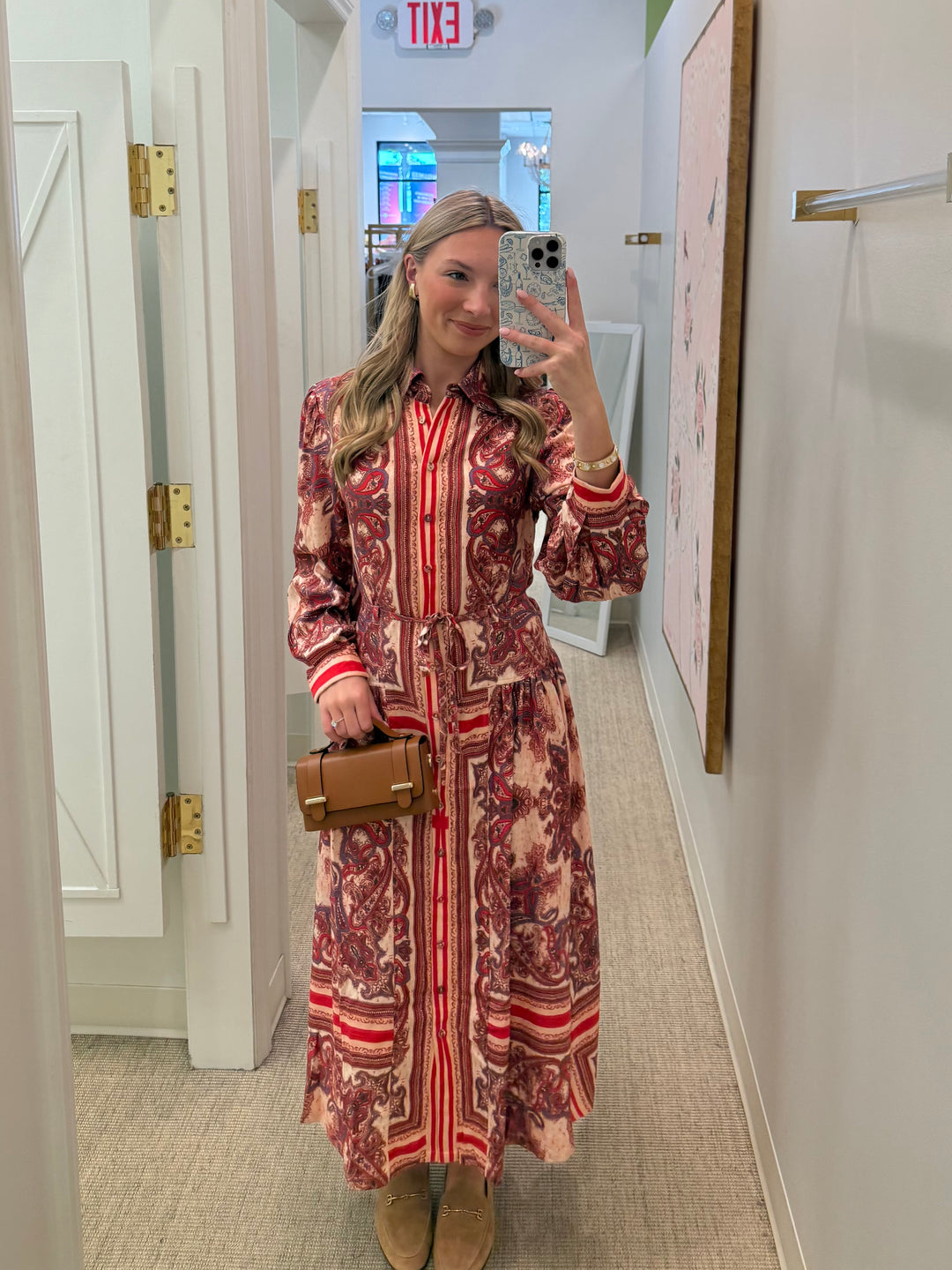 Kellen Dress | Hearts in Tandem Print